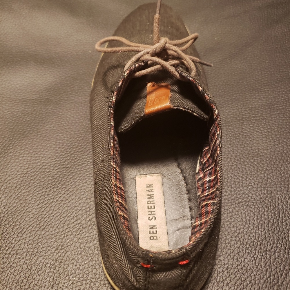 Ben Sherman Gray Canvas Sneakers - Picture 4 of 4